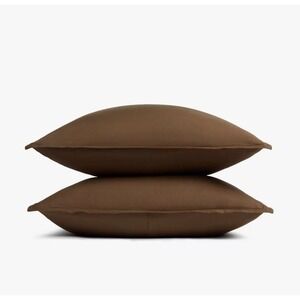 Standard Relaxed Linen Sham Set Pecan - Parachute New Linen Cotton